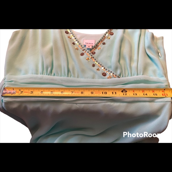 Teal dress by Together - Picture 8 of 9